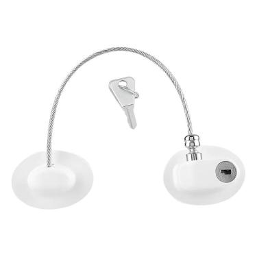 Imagem de Trava Cadeado Fechadura De Segurança Janela Porta Geladeira