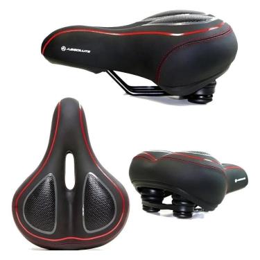 Imagem de Selim Super Confortavel Gel Mtb Molas Elastômero Spinning