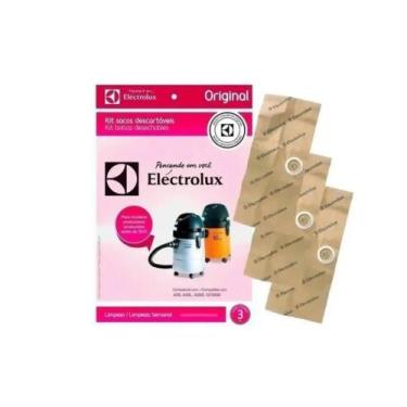 Imagem de Kit 3 Unidades Saco para Aspirador de Pó Electrolux Rosa A20/GT2000/30