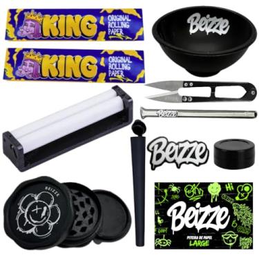 Imagem de Kit Tabacaria Cuia Bolador Slick Tesoura Tubete Sedas