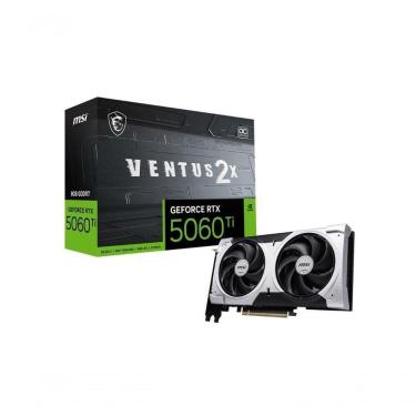 Imagem de Placa De Video Msi Geforce Rtx 5060 Ti 8g Ventus 2x Oc Plus Gddr7 128 Bits - 912-v536-024