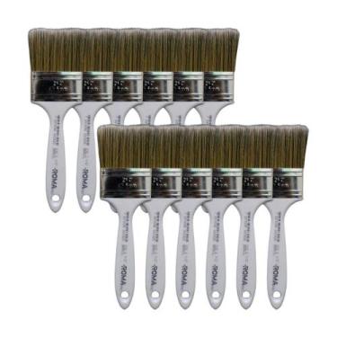 Imagem de Kit 12 Pincel Roma 312F Pro Sintético 2.1/2", Único