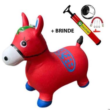 Imagem de Cavalinho Upa Upa inflavel Pocoto Brinquedo + Brinde Bomba - Tesla Sto
