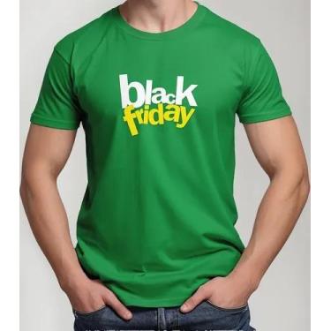 Imagem de Camiseta Camisa Algodão Adulto Feminina Masculina Black Friday Para lo