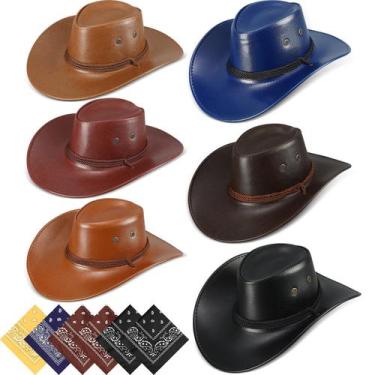 Imagem de Chapéu de caubói e bandana Zhanmai Western Party Traje x12