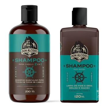 Imagem de Shampoo Para Barba + Shampoo Cabelo Don Alcides Calico Jack