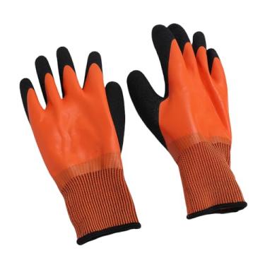 Imagem de Zerodis Luvas de Eletricista Isoladas de Borracha, Codas de Palmeiras de Nitrila Arenosa Luvas de Proteção Anti -deslizamento para Mecânica Elétrica Mecânica de Instalação Automotiva