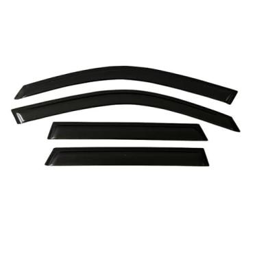 Imagem de GRJQRKHZ Defletor de janela lateral do carro para MERC&edes B & ENZ E-Class W212 Sedan 2010-2016 Weathershied viseira de porta vento sol proteção chuva janela lateral defletores de vento