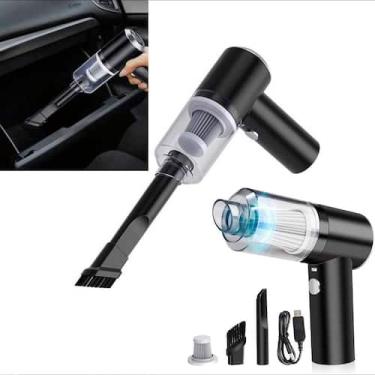 Imagem de Aspirador Automóveis Mini Recarregável Portátil Poeira Pó - RELET