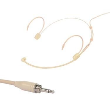Imagem de Microfone headset c/ fio p/ body pack,Uni,6 mm,rosca externa - Aj Som 