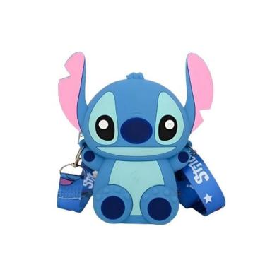 Imagem de Bolsinha Infantil Lilo Stitch + Chaveiro Brinde Kit Presente