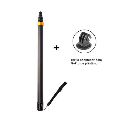 Imagem de Bastão Invisível Selfie Stick 2,9m para Câmeras 360° e Similares