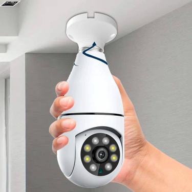 Imagem de Câmera Segurança Lâmpada 360 Wifi Ip Full Hd Visão Noturna