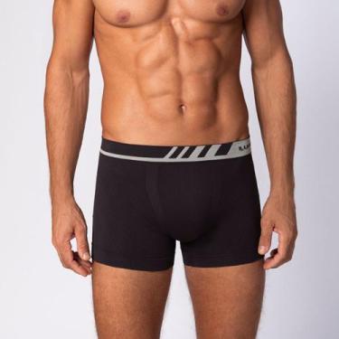 Imagem de Cueca Lupo Boxer Microfibra Sem Costura 671-002, Grafite, GG