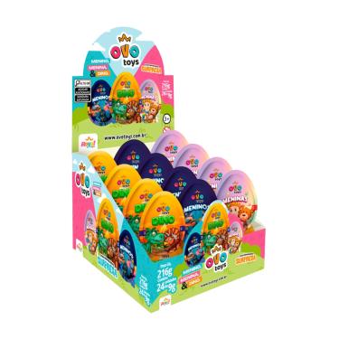 Imagem de Ovo Toys Surpresa Misto Display Com 24 Unidades - Royal Toys