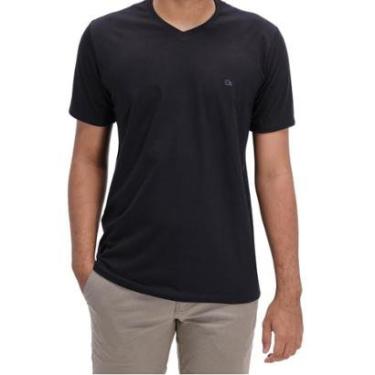 Imagem de Camiseta Manga Curta Ogochi Slim Masculina 006000003 Preto-Masculino