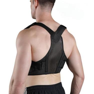 Imagem de Corretor De Postura Flowup Lombar Cervical Reforçado Premium