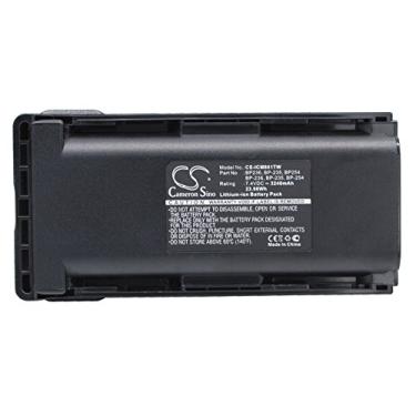Imagem de MAUSOCELA Bateria de substituição de rádio bidirecional 3240mAh para IC-F70, IC-F70D, IC-F70DS, IC-F70DST, IC-F70S, IC-F70T, IC-F80DS, IC-F80DS, IC-F80DT, IC-F80T, IC-F9011