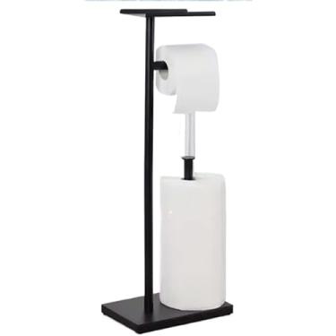 Imagem de ArmáRio De Banheiro Com Suporte Para Papel HigiêNico E Cesto De Lixo(SH-02 PT)