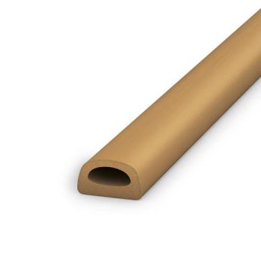 Imagem de Veda Fresta Protetor Porta Janela Marrom Claro Comfortdoor 6mt, Marrom