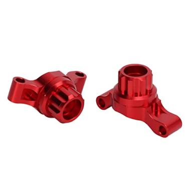 Imagem de Copo de Direção Traseira de Liga de Alumínio, Peças de Atualização para Tamiya TT02 1/10 RC Car Com Estabilidade e Desempenho, Adequado para Acessórios de Carro RC (Vermelho)