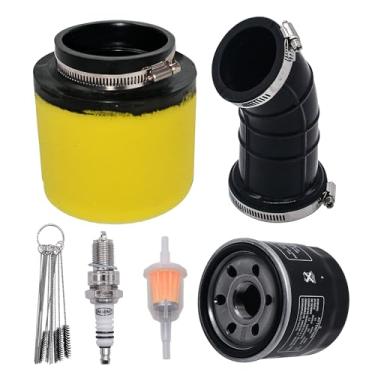 Imagem de 0470-391 0470-322 FS-936 Filtro de ar com 0436-146 0812-029 2670-440 Filtro de óleo e 0470-305 Air Box Carb Admissão Boot, adequado para Arctic Cat 375 400 500 ATV