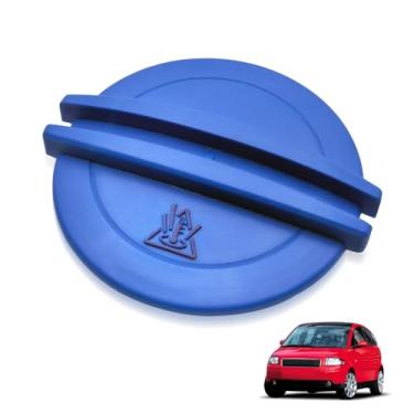 Imagem de 3B0121321 Tampa azul do tanque de expansão do líquido de arrefecimento do radiador para Audi para VW A3, A4, A4 Quattro, A5, A5 Quattro, Beetle, Eos 1J0121321B (2)