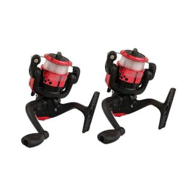 Imagem de Molinete Pesca Ultra Light Vara Carretel Intercambiável Linha 2 Rolame