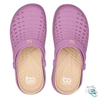 Imagem de Sandalia Chinelo Babuche Feminino Kin Boaonda Palmilha Removível, Amor