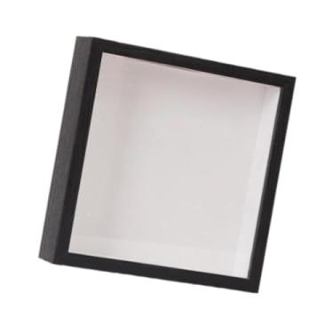 Imagem de MotiveTech Moldura tipo caixa com abertura superior para exibir obras de arte, pins, fotos de família, ingressos e decoração de casa.