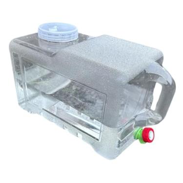 Imagem de MotiveTech Reservatório de água portátil com, ideal para caminhadas e transporte no carro, 18l