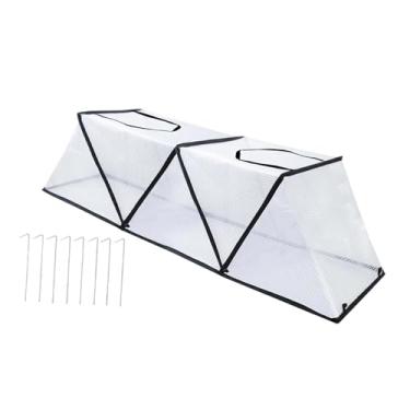 Imagem de Generic Cobertura dobrável para canteiros elevados, barreira contra pássaros, proteção para mudas de hortaliças e hortaliças.