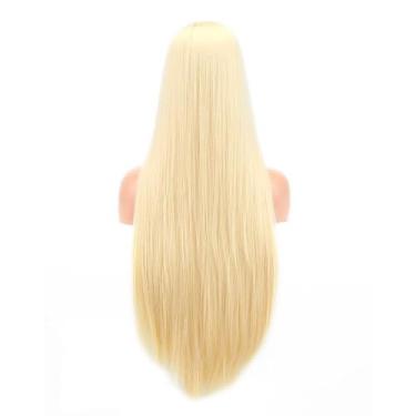 Imagem de Peruca de Cabelo Ondulado com Franja, Fibra Orgânica Preta, Natural & Confortável, Ideal para Festas e Dia a Dia (2)