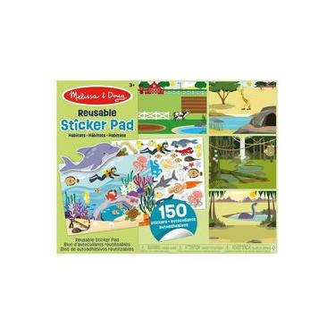 Imagem de Bloco de Atividades + Adesivos Tema: Natureza-Melissa & Doug