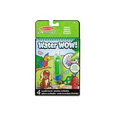 Imagem de Caderno P/ Colorir + Caneta De Água Animais - Melissa & Doug