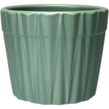 Imagem de Cachepô Vaso Planta Decorativo Home&co Cerâmica 10x12 Verde