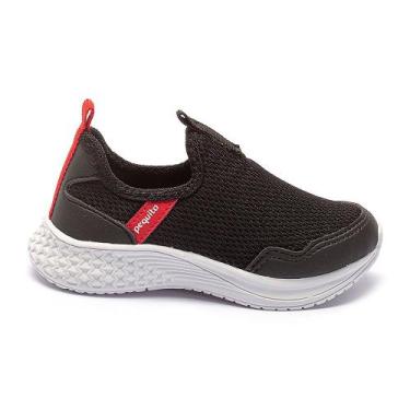 Imagem de Tênis Infantil Menino Jogging Casual Pequito, 20, Preto