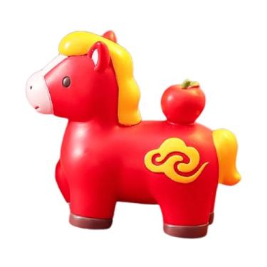 Imagem de Ｂｅｓｇａ Estatueta de Cavalo Feng Shui, Escultura de Animal em Resina, Decoração de Mesa para Lareira, D