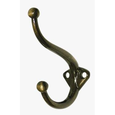 Imagem de Cabide P/roupa Cabides Gancho Parede Grande De Metal 10pçs - FERRAGENS