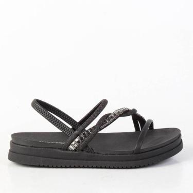 Imagem de Sandália Mississipi Flatform Mb302 Branco, Preto, Pewter, 0003, 36