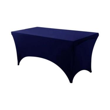 Imagem de Toalha De Mesa De Spandex Elástica Lavável E Resistente a Rugas Para E