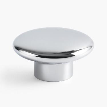 Imagem de Kit 2 Ponteiras para Cortina Chata 19mm para Varão Fino - Decoração pa