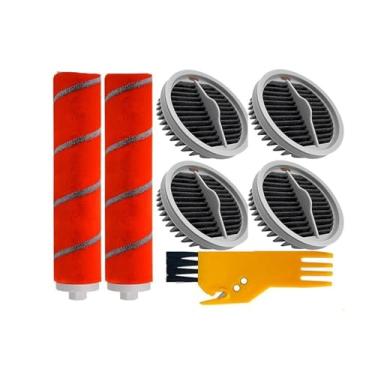 Imagem de Kit de substituição da escova principal + filtro HEPA, compatível com o aspirador de pó portátil sem fio Xiaomi Roidmi NEX X20 X30 S2 F8 Pro.(Set M)