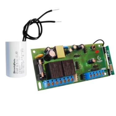 Imagem de Central Universal Para Motores de Portão + Capacitor de 12uf Garen Ppa Acton Rcg Seg