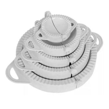 Imagem de Kit 4 Formas Modelador Cortador Pastel Risole Fechador Massa