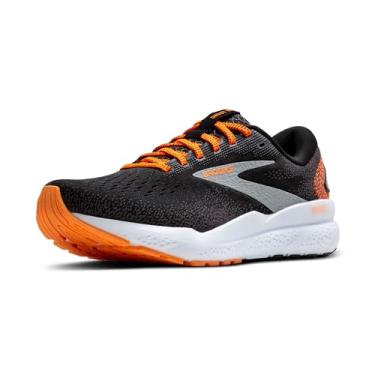Imagem de Brooks Tênis de corrida feminino Ghost 16 Neutral, Preto/Laranja/Branco, 38