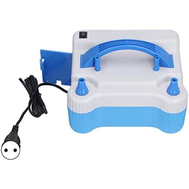 Imagem de OPPWONG Bomba de Balão Ergonômico Bico Duplo Antiderrapante Estável Durável Seguro Conveniente Simples Inflador de Balão ABS e Material de Cobre Vermelho Dispositivo de (Regulamentos europeus