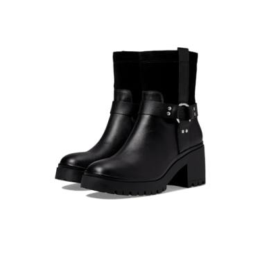 Imagem de Blondo Bota feminina Rebel impermeável no tornozelo, Couro preto, 39