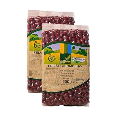 Imagem de Kit 2X: Feijão Vermelho Orgânico Coopernatural 500g