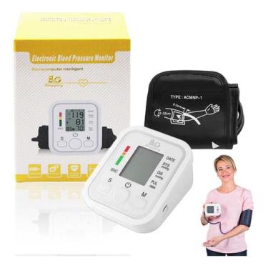 Imagem de Aparelho medidor de pressão arterial digital de braço Branco - medidor